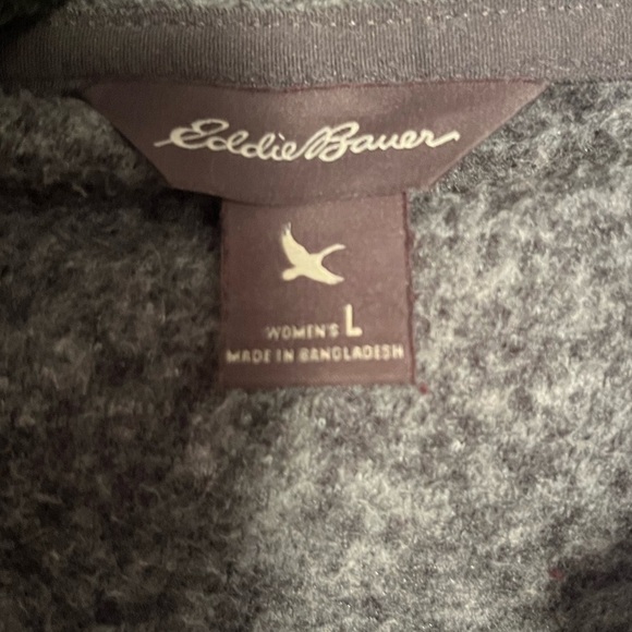 Eddie Bauer Women's 1/4 Zip Pullover Fleece Sweatshirt - Picture 6 of 11
